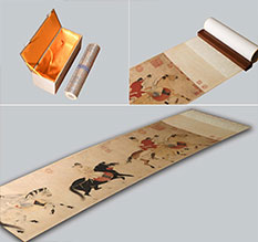 伊金霍洛馆藏书画复制博物馆书画复制服务